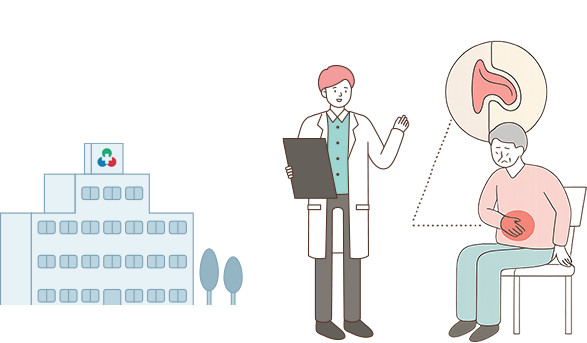 당뇨 진료 일러스트
